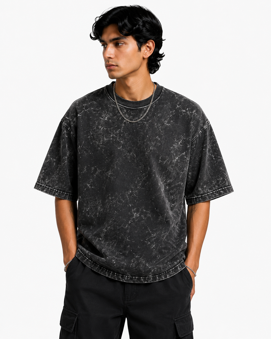 VANTA Acid Washed Oversized T-shirt